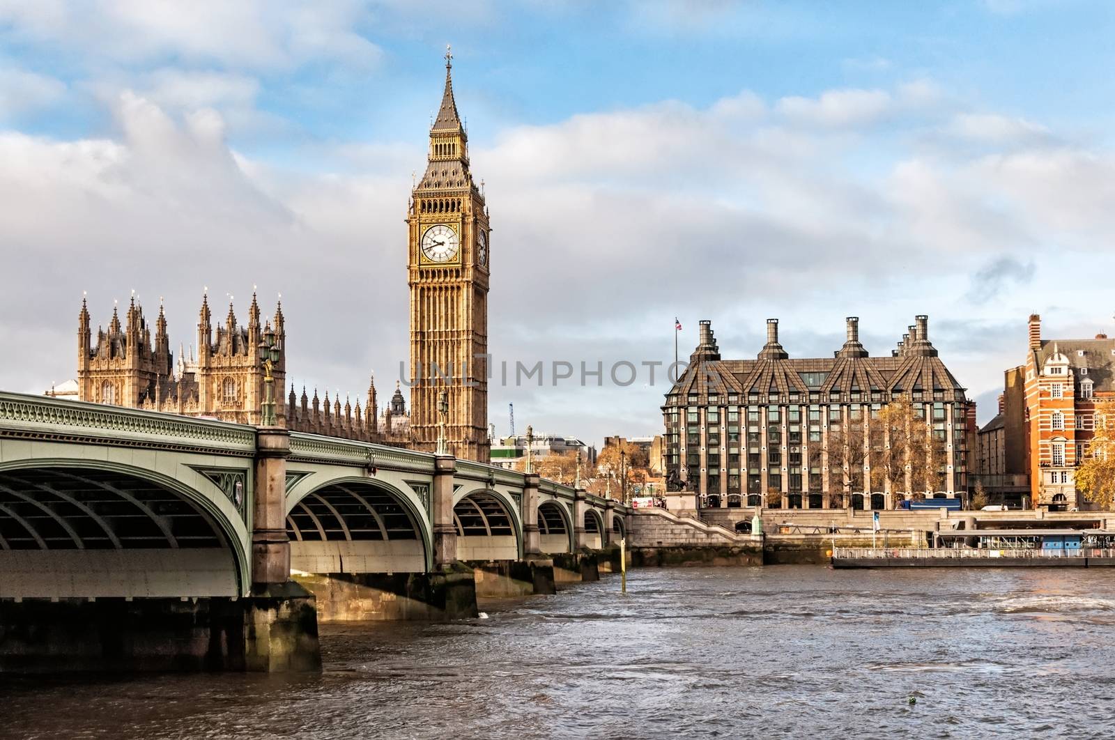 Big Ben and Westminster bridge, London by mitakag