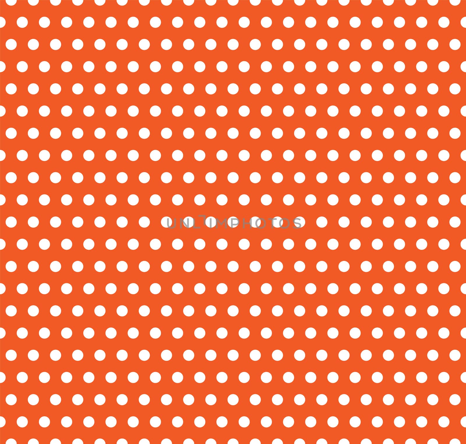 Halloween polka dot background. Orange and white light endless seamless texture. Thanksgivings day cute pattern