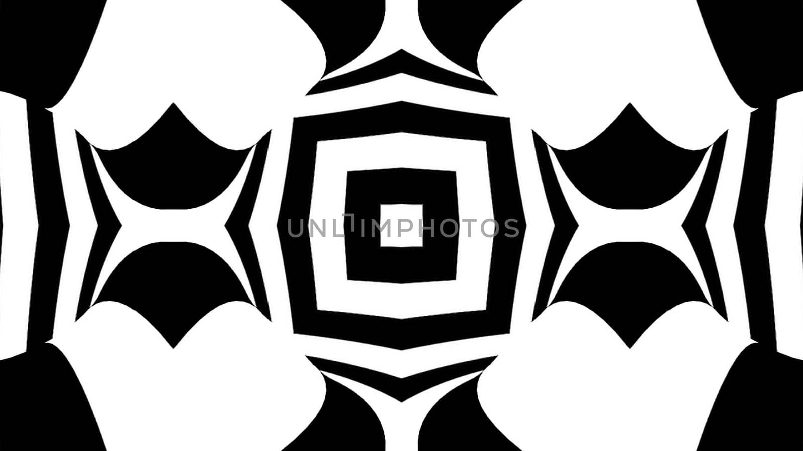 Abstract background with black and white elements. 3d rendering