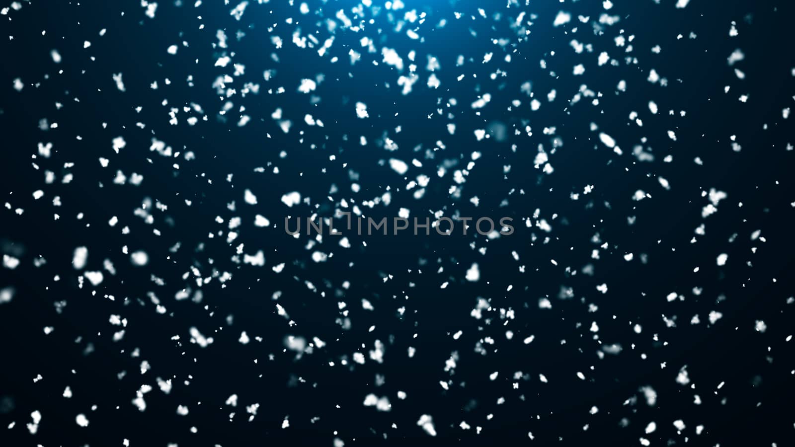 Abstract background with snow. Digital 3d rendering