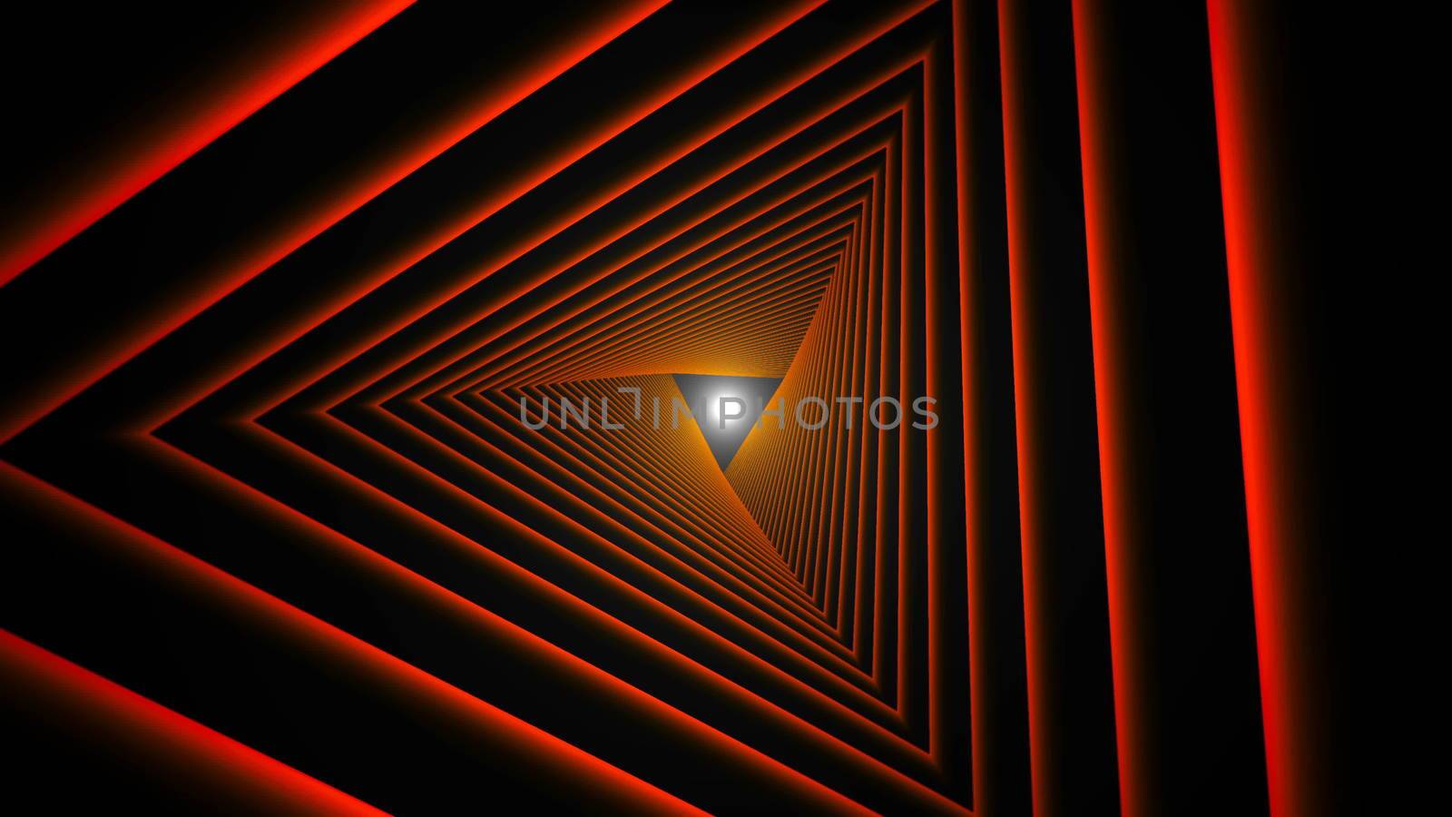 Triangle Future Space Tunnel. A Science Fiction Composition by nolimit046