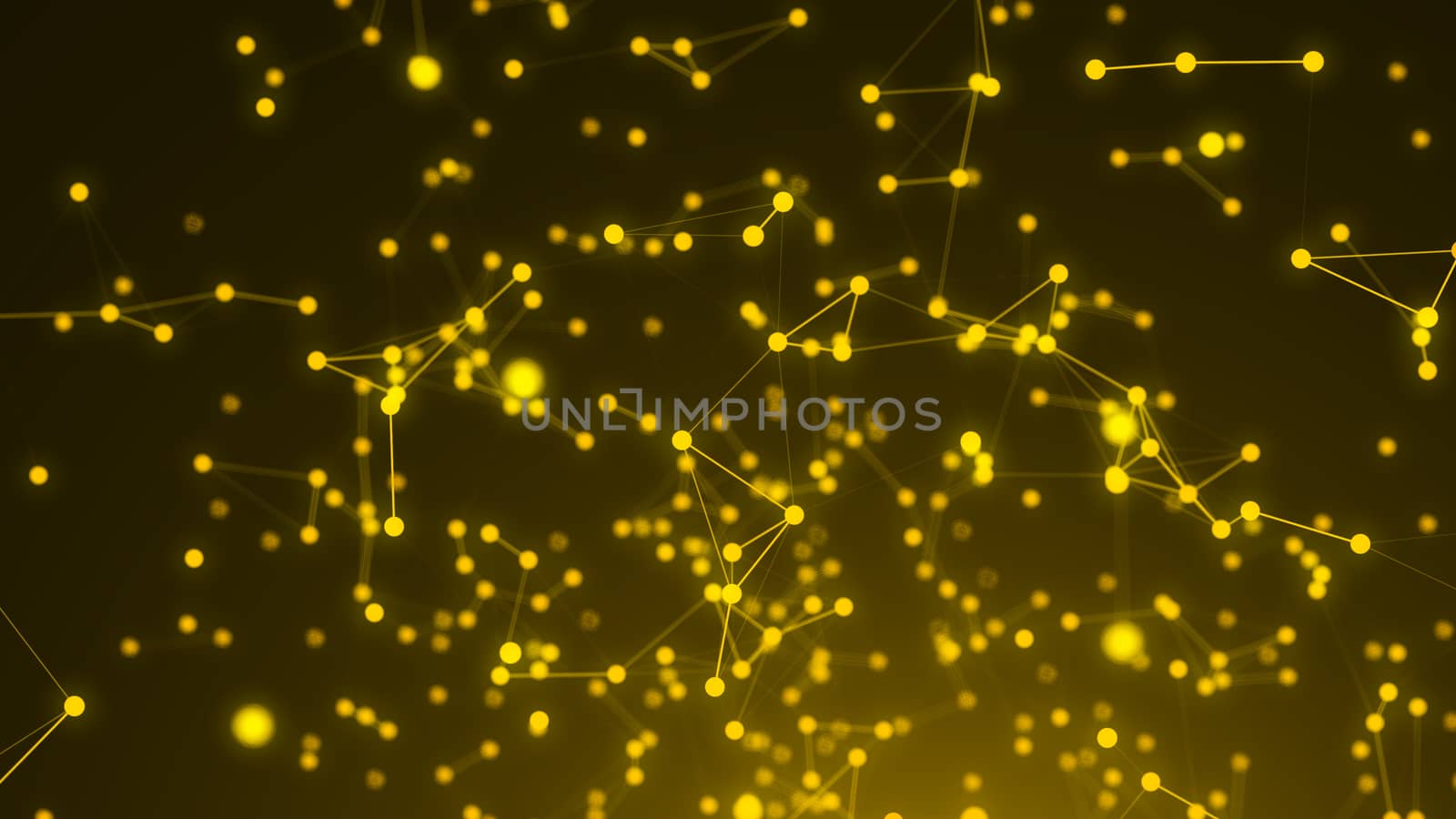 Abstract connection dots. Technology background. Digital theme. Network concept by nolimit046