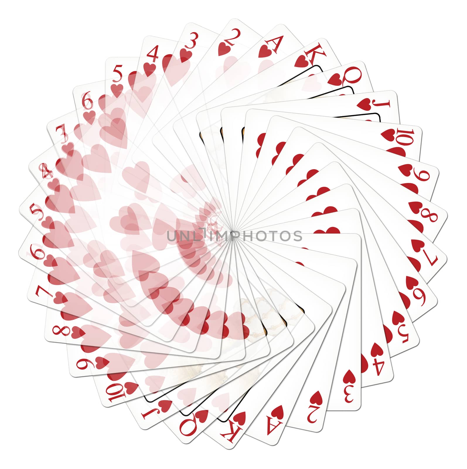 Heart Playing Cards by jimlarkin