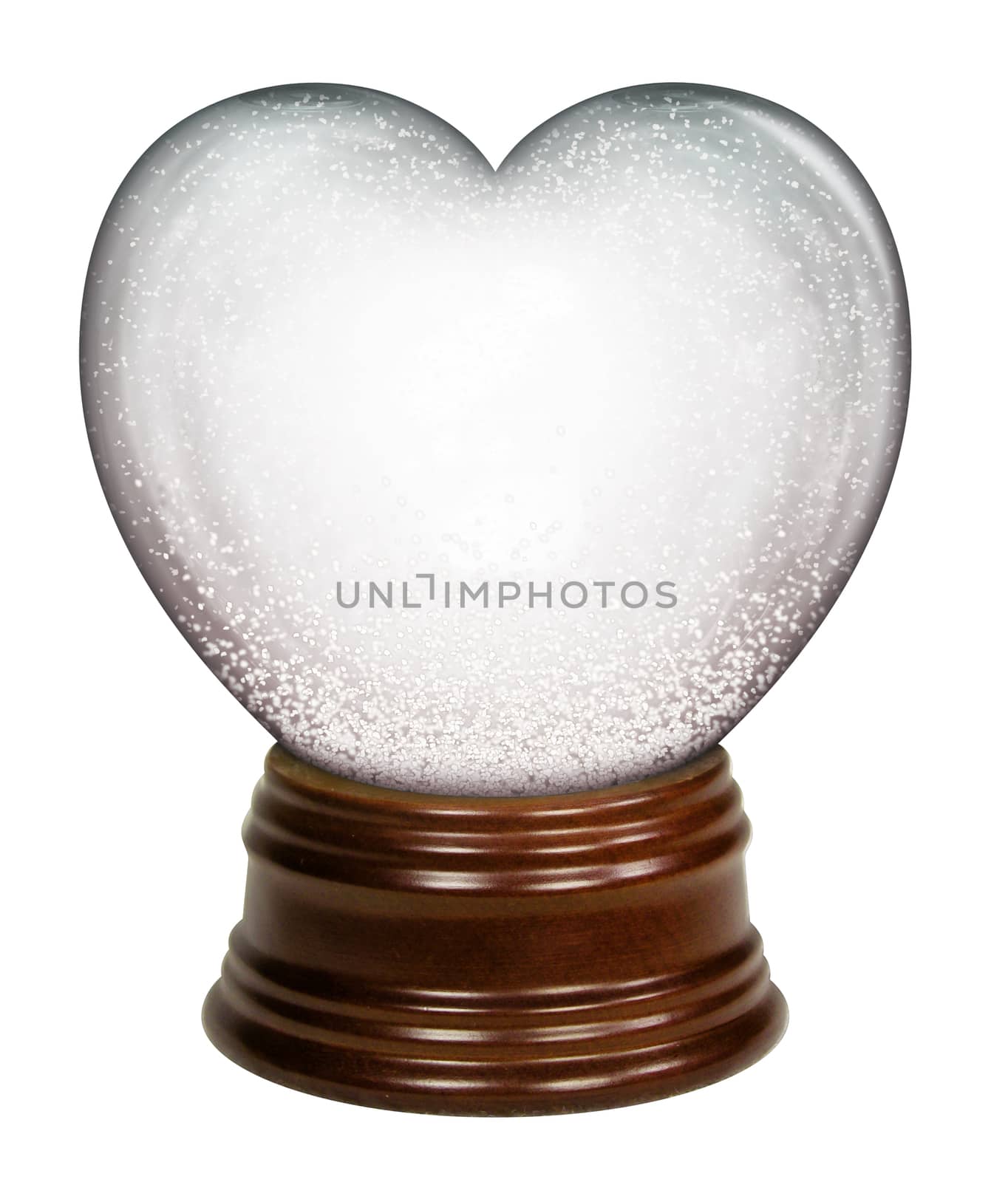 Heart Snow Globe by jimlarkin