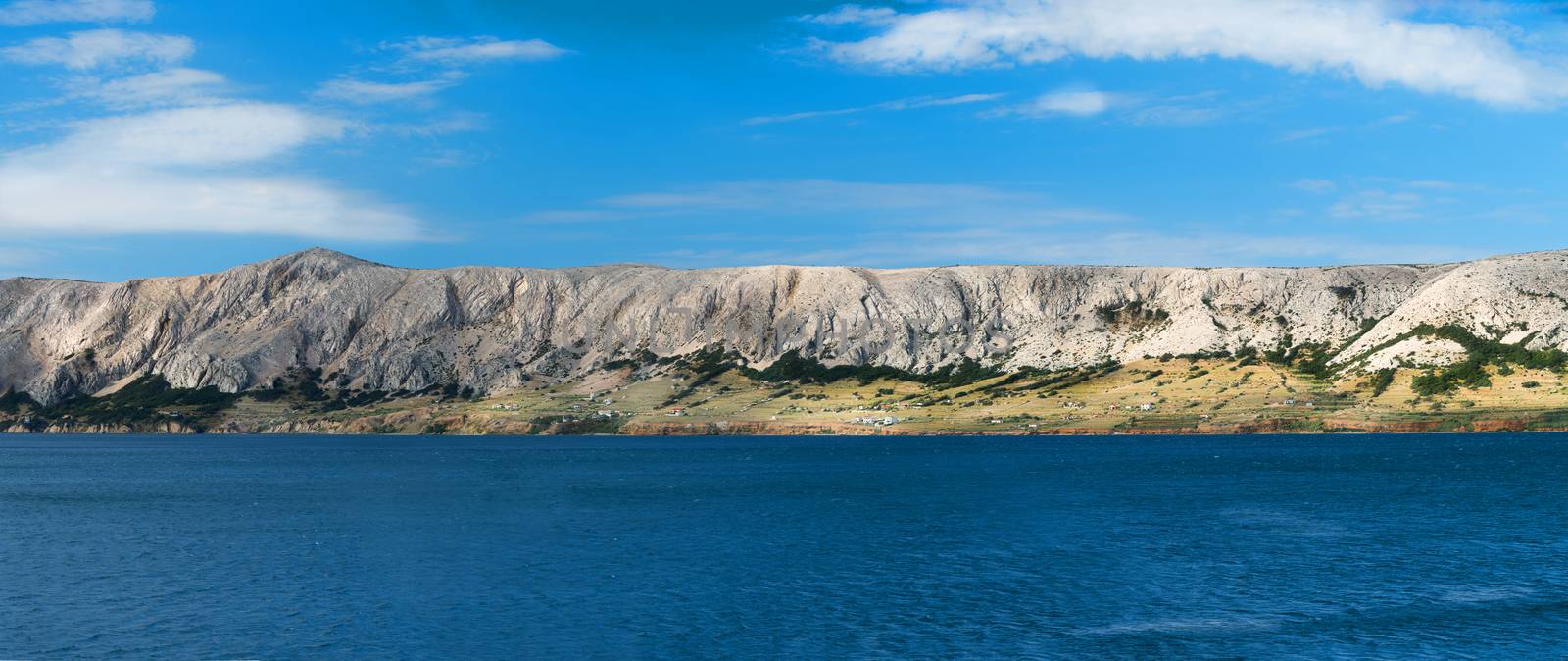 Large Seacape Panorama, Island of Pag in Croatia by asafaric