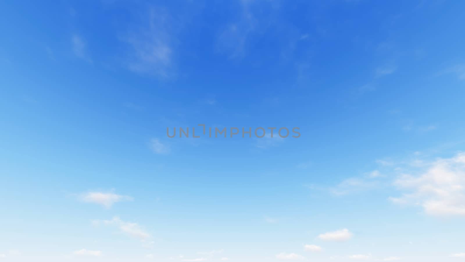 Cloudy blue sky abstract background, blue sky background with tiny clouds, 3d illustration