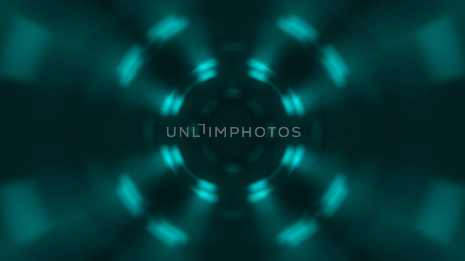 Abstract background. Radial blur effect. 3d rendering