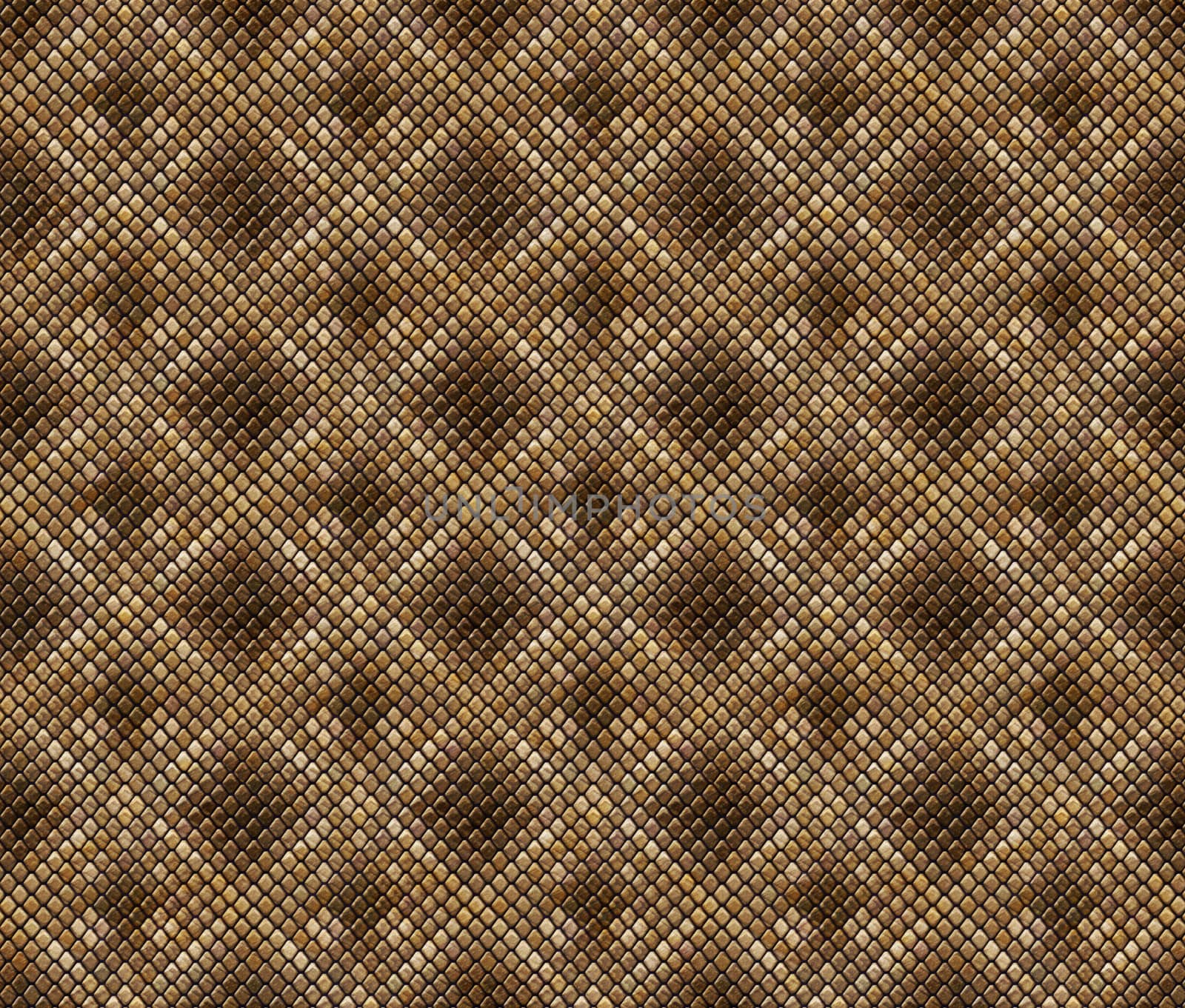 Digital illustration of a snake skin patten.