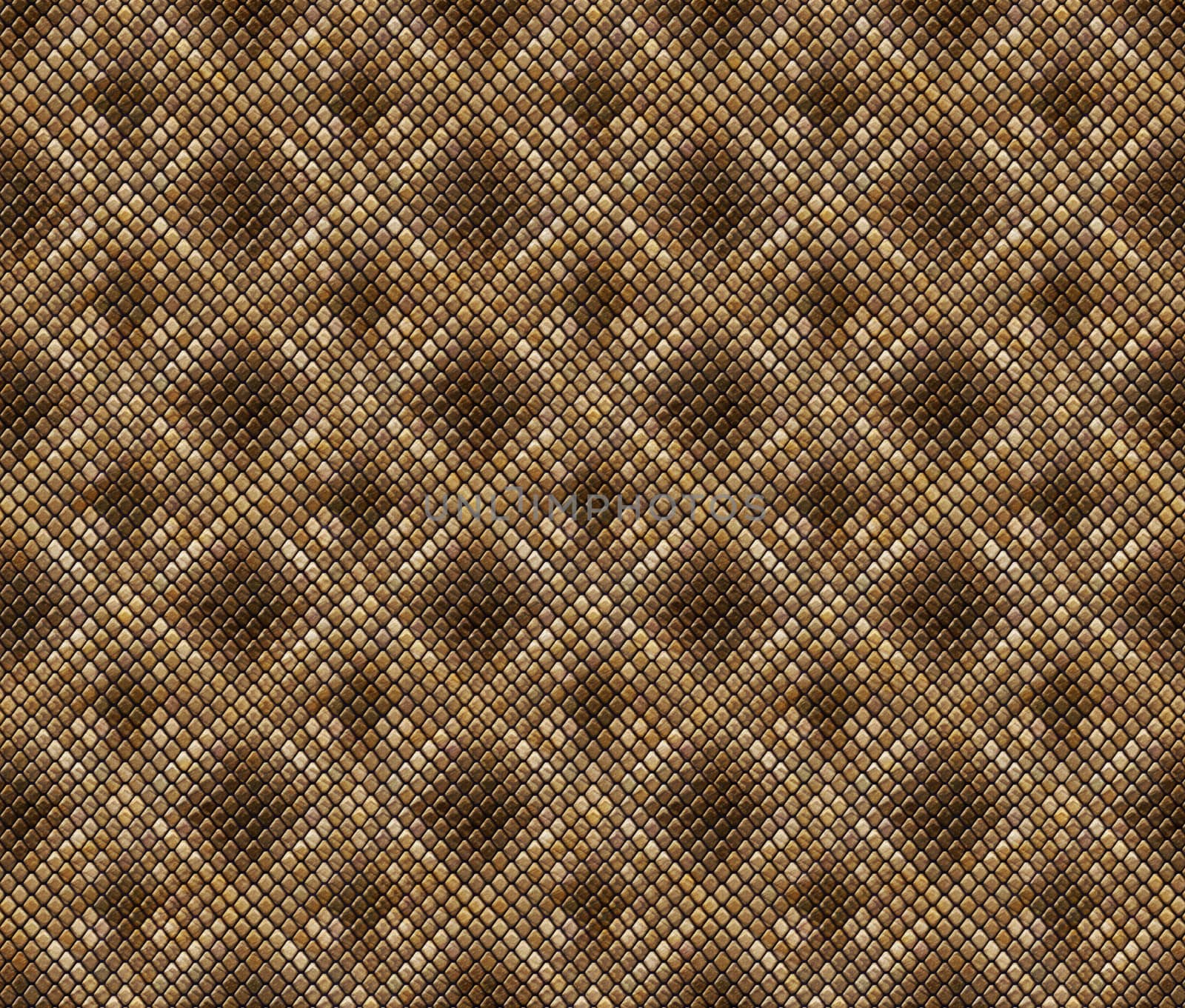 Digital illustration of a snake skin patten.