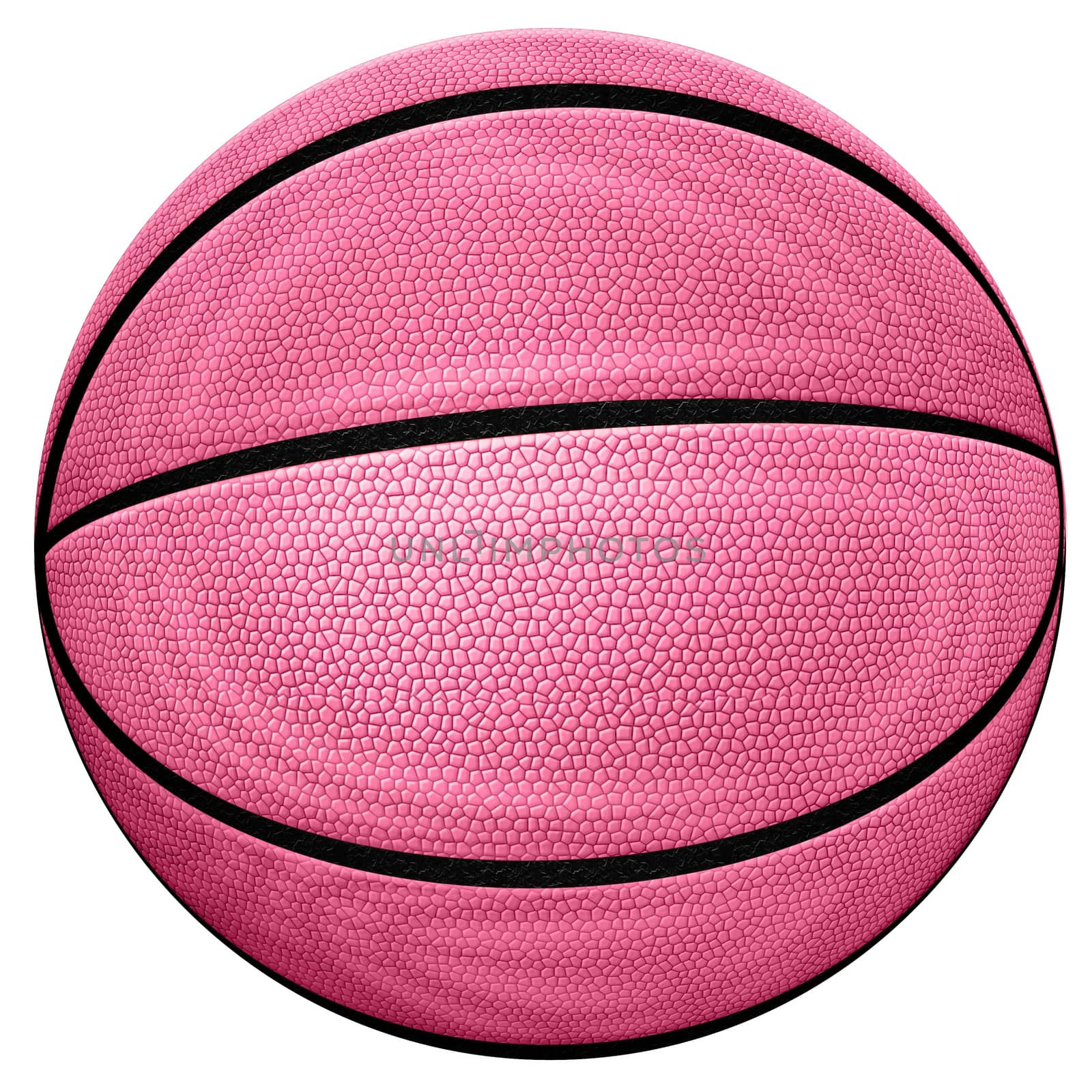 Digital illustration of a basketball.