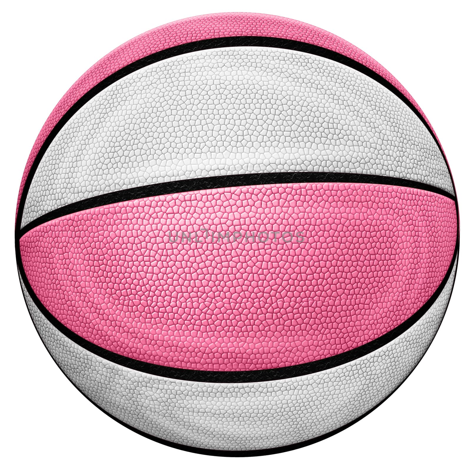 Digital illustration of a basketball.