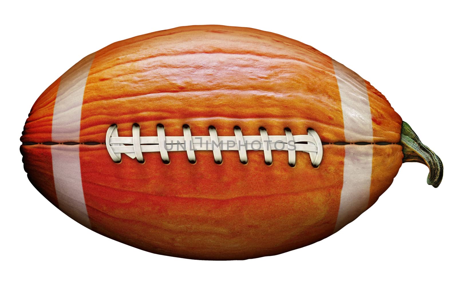 Football Pumpkin by jimlarkin
