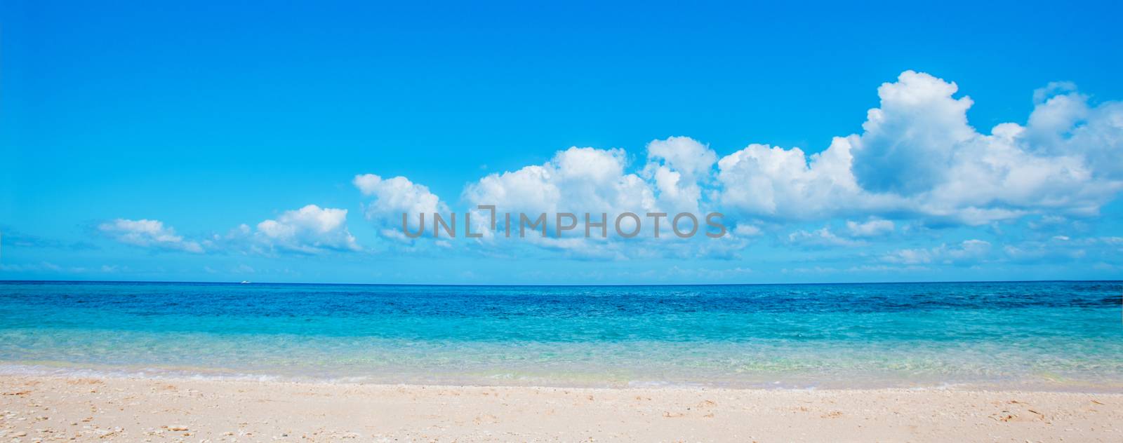 Beach and tropical sea by Yellowj