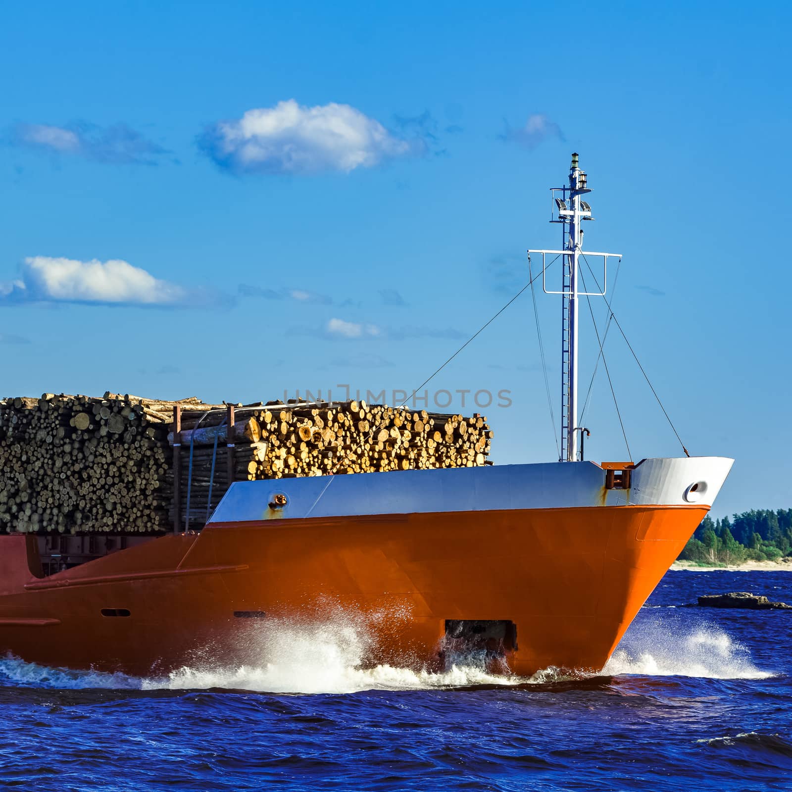 Orange bulk carrier by sengnsp