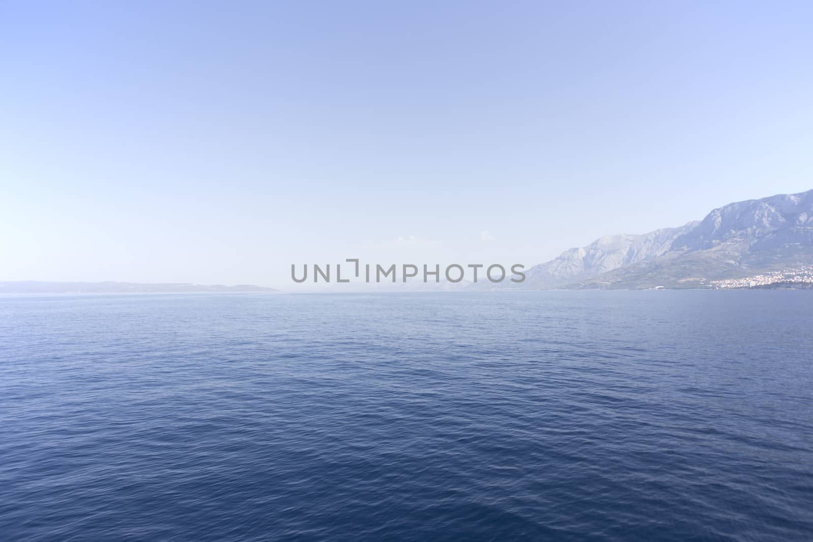 Boat trip in Croatia and sea view