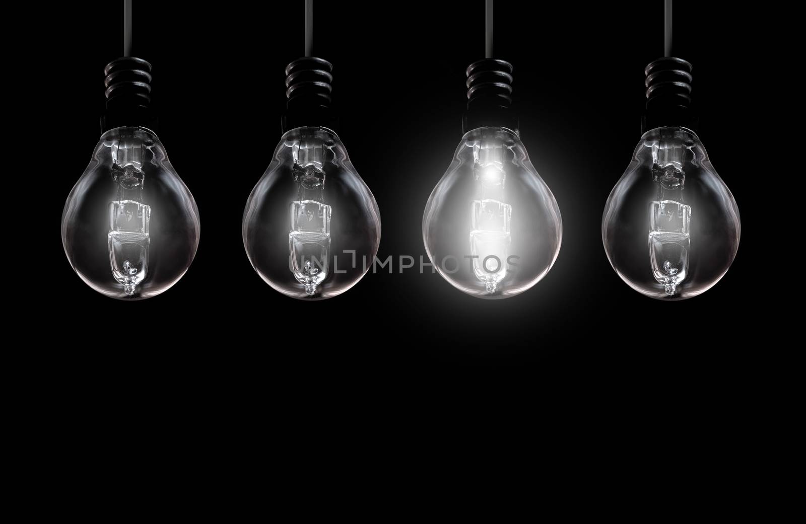 Light bulb background by unikpix