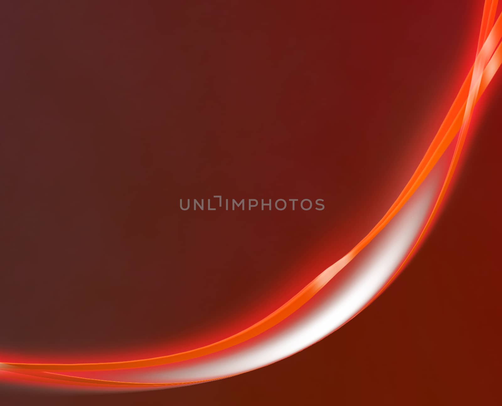 orange abstract background with shiny ribbon, beautiful banner wallpaper design illustration 