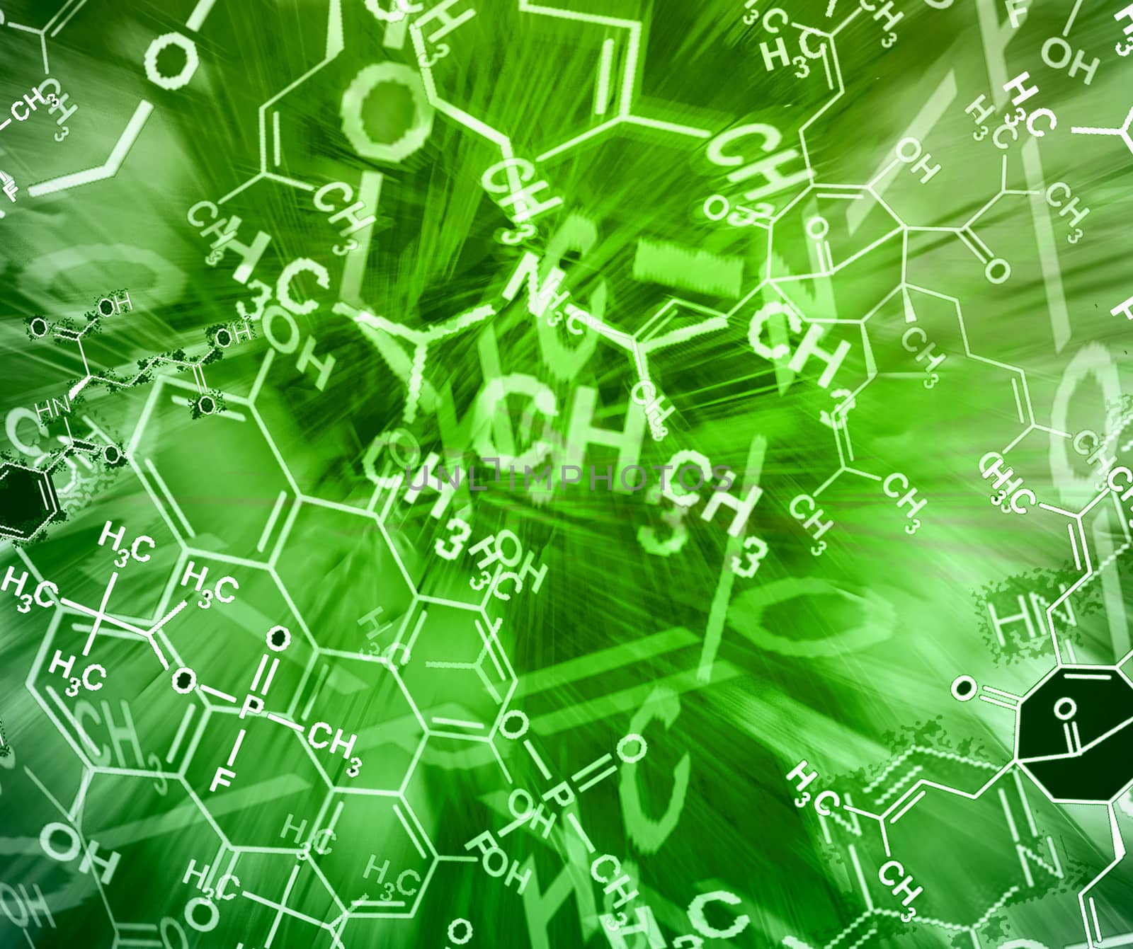 Image of chemical technology abstract background. Science wallpaper with school chemistry formulas and structures.