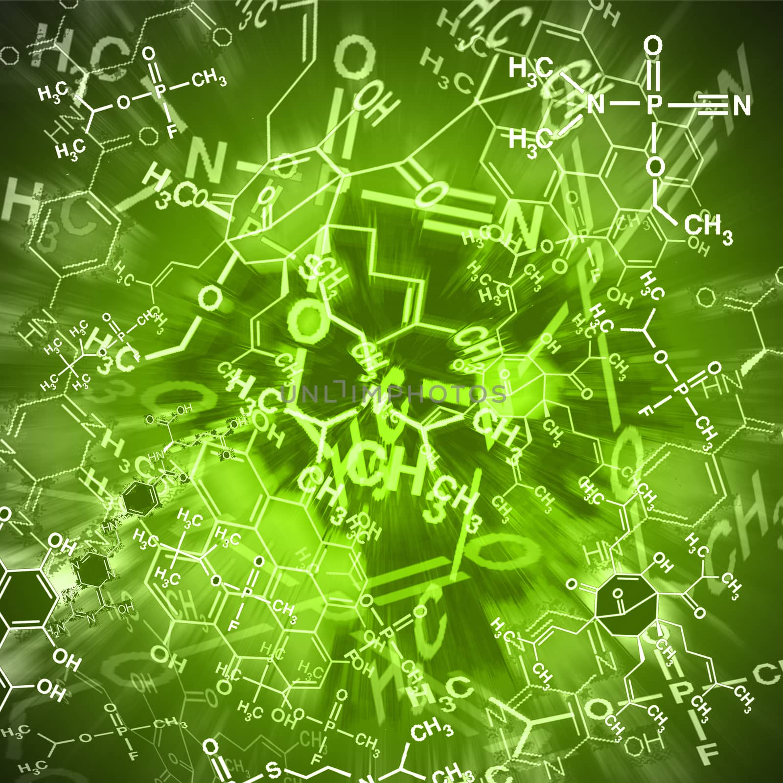 Image of chemical technology abstract background. Science wallpaper with school chemistry formulas and structures.