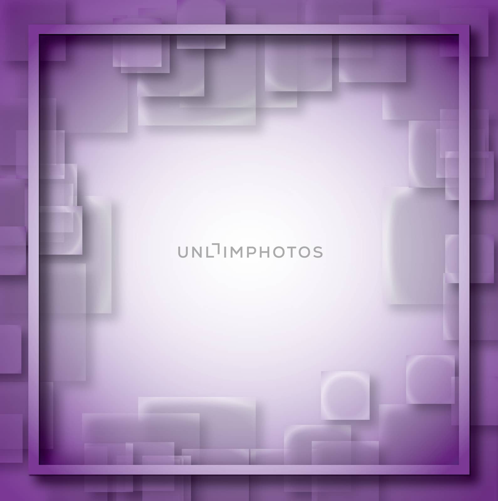 Illustration of purple empty, single, colorful, web, internet, square frame.