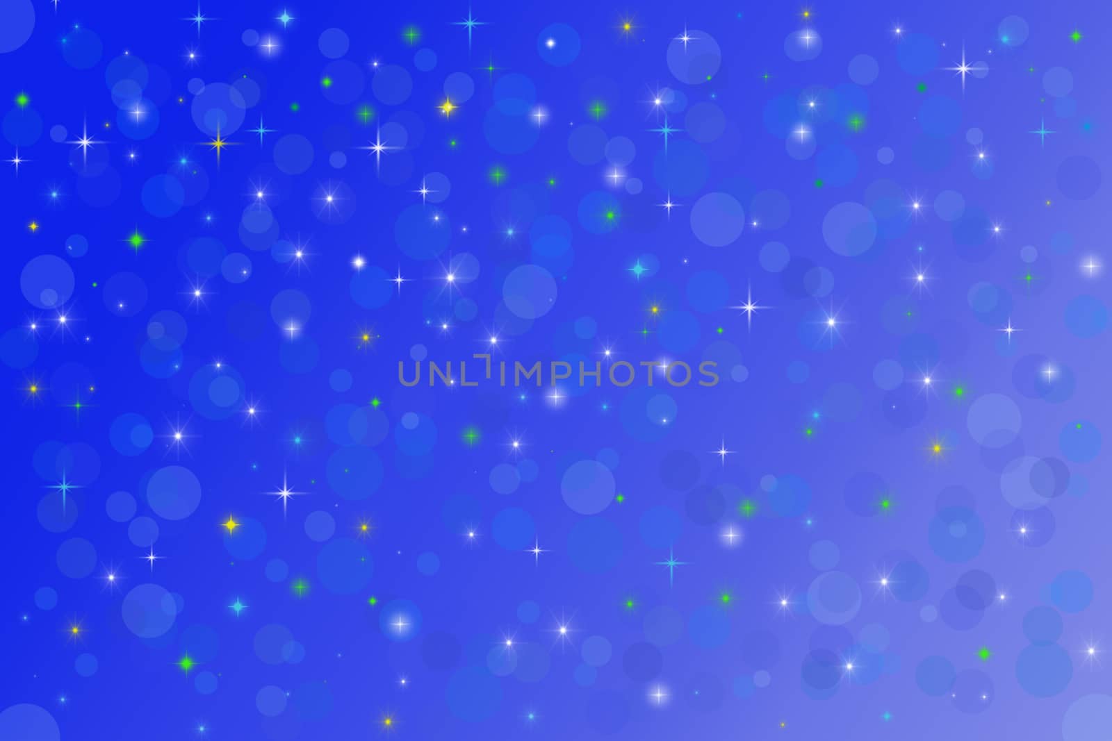 star and bokeh, abstract background, beautiful banner wallpaper design illustration 