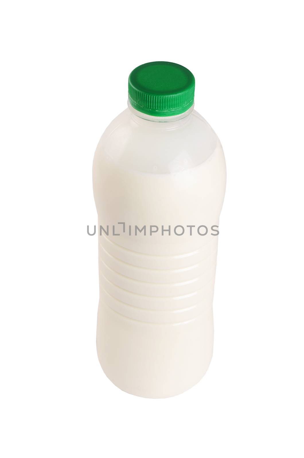 Milk in plastic packaging isolated on white by SvetaVo