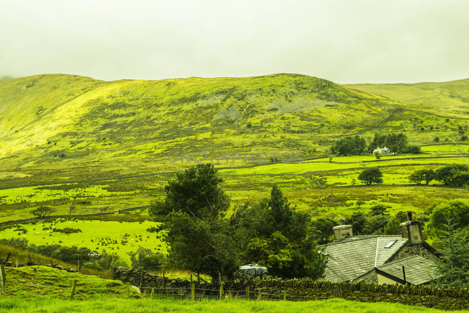 Beautiful landscape of Snowdonia National Park, Wales, United Kingdom