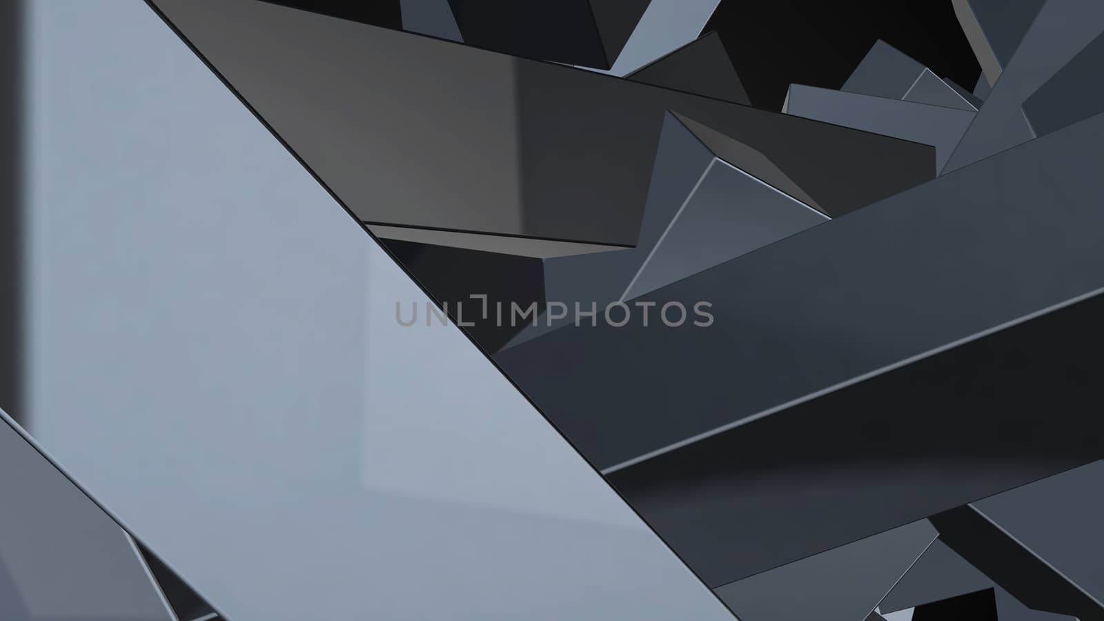 Abstract background with chaotic elements. 3d rendering.