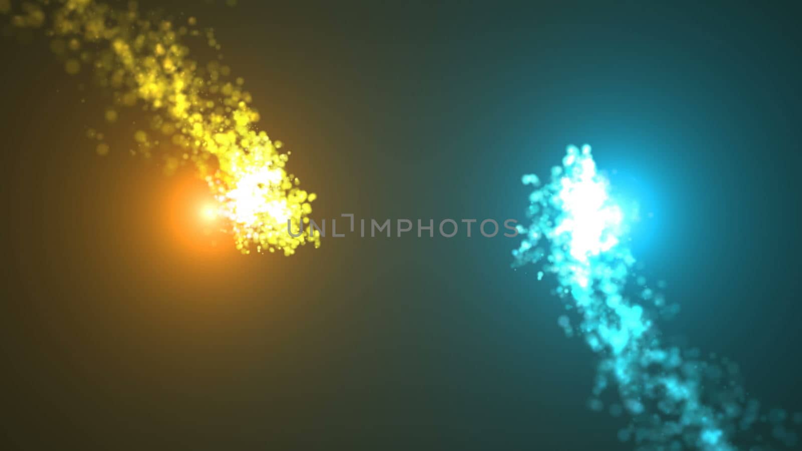 Opening intro. Light, rotation Particles and Shockwave. 3d rendered