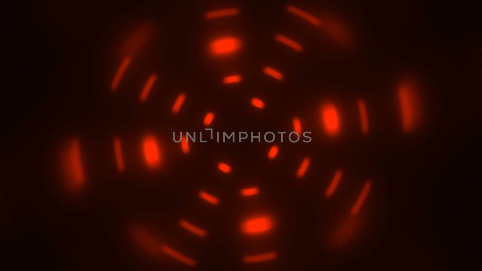 Abstract background with colorful Spectrum lights Concert Spot Bulb. 3d rendering