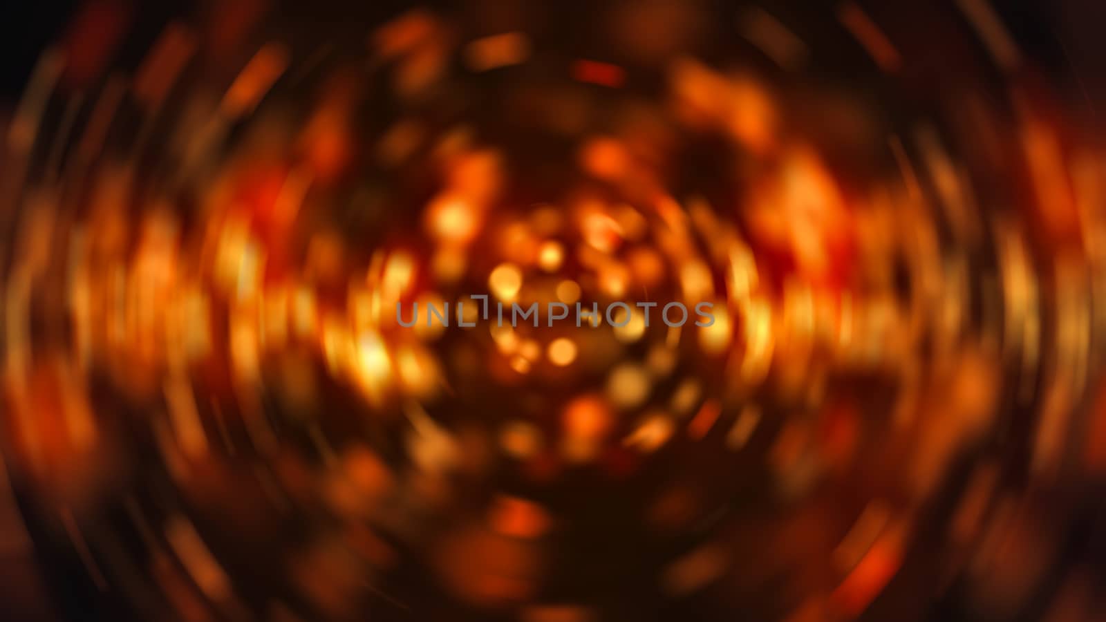 Radial gold blur background. Digital illustration. 3d rendering
