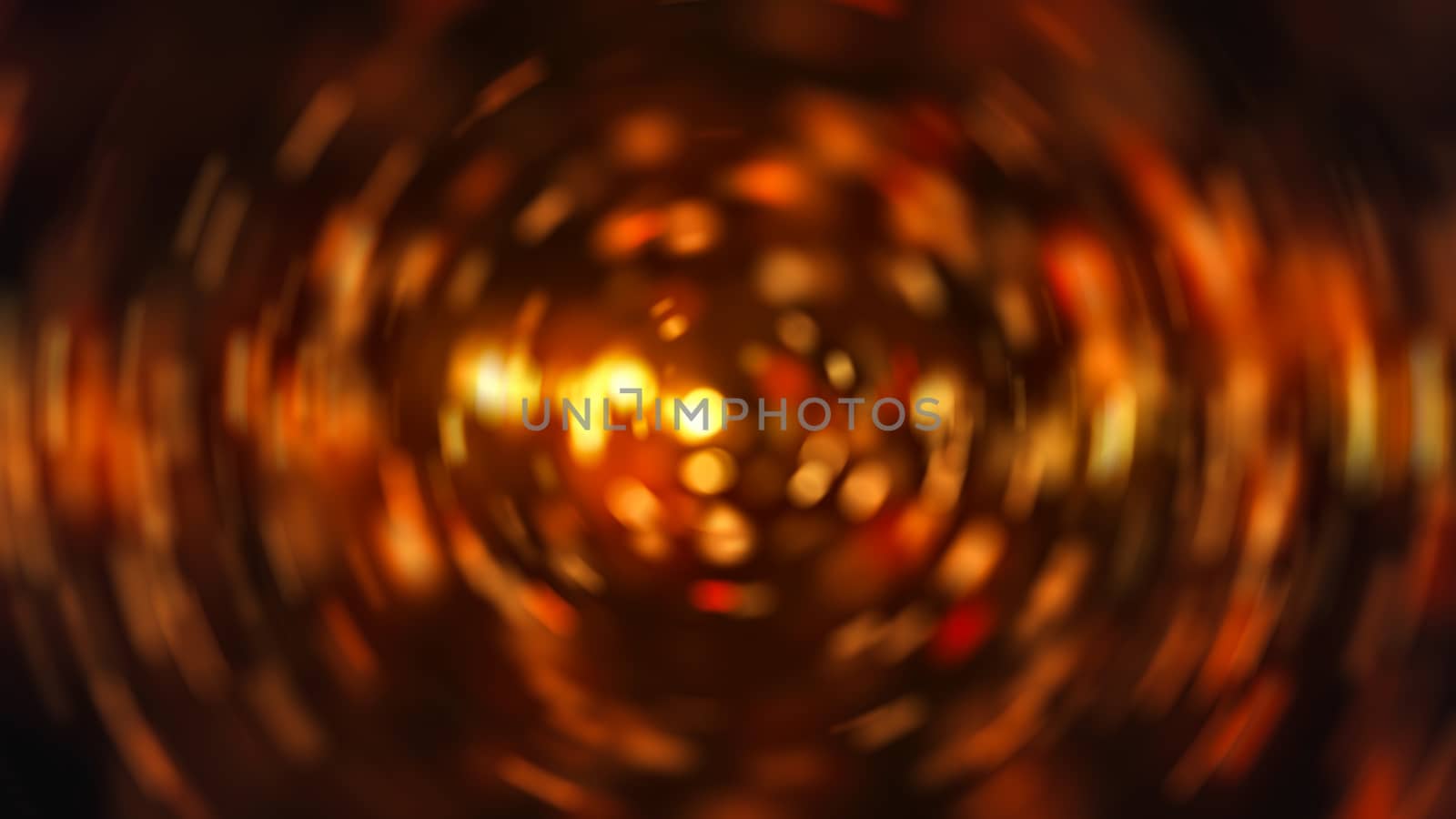 Radial gold blur background. Digital illustration. 3d rendering