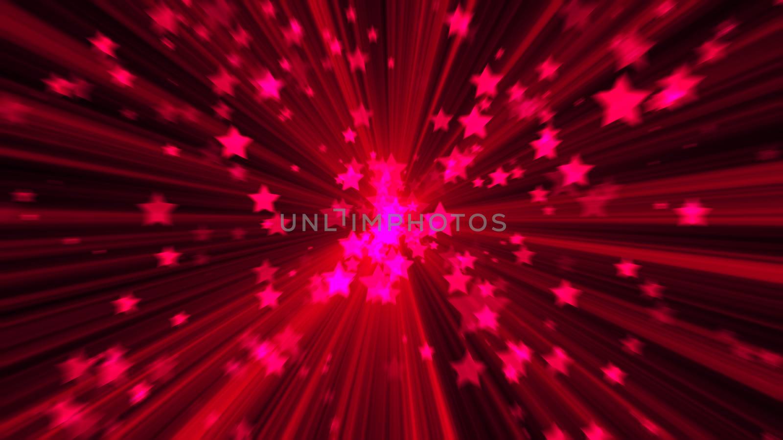 Abstract pink background. Digital explosion star. 3d rendering