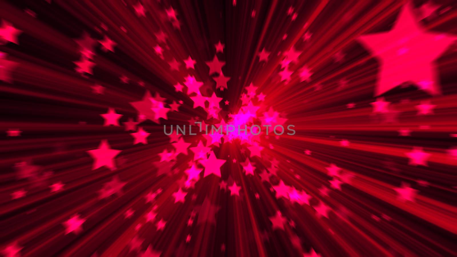 Abstract pink background. Digital explosion star. 3d rendering