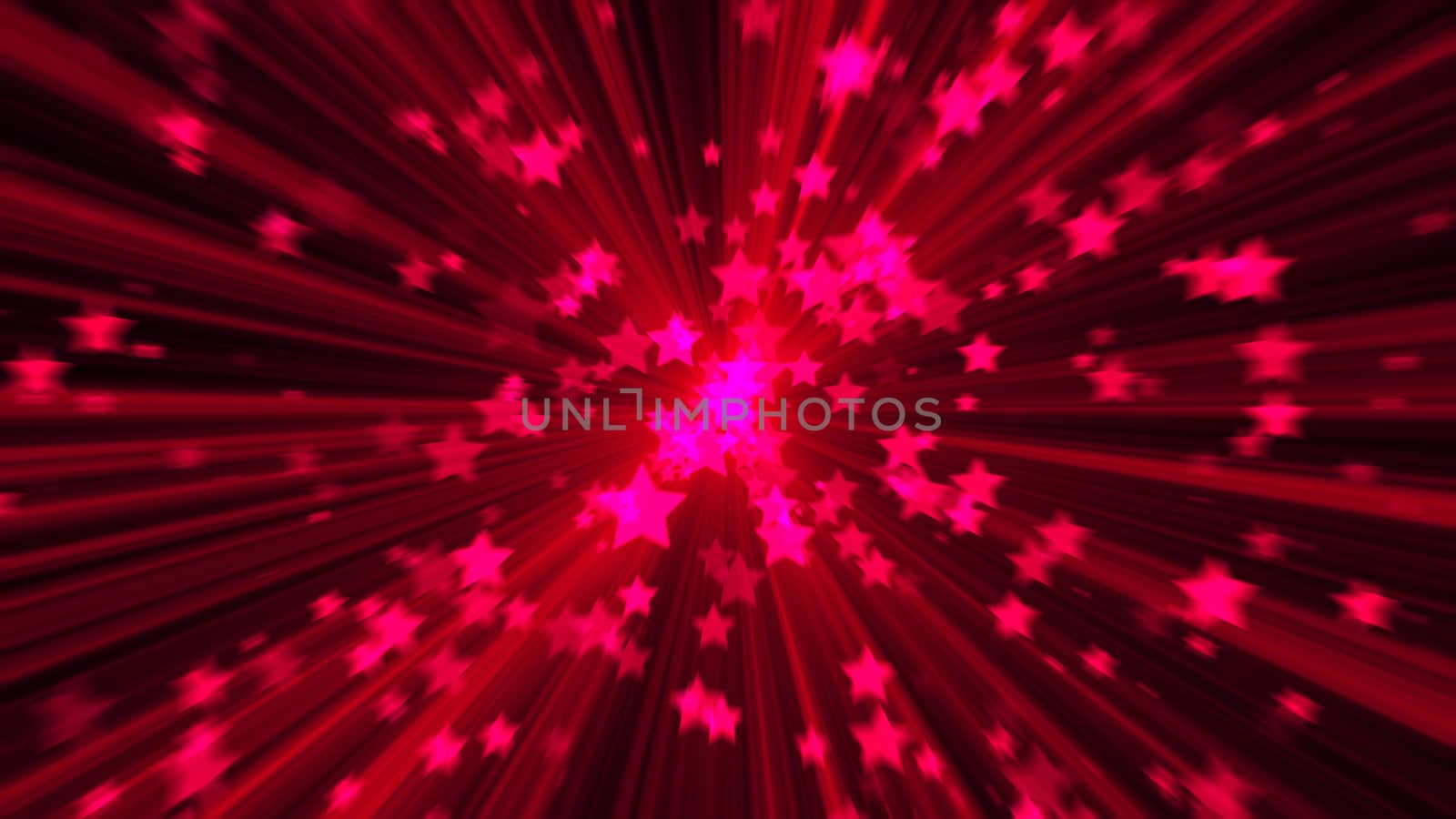 Abstract pink background. Digital explosion star. 3d rendering