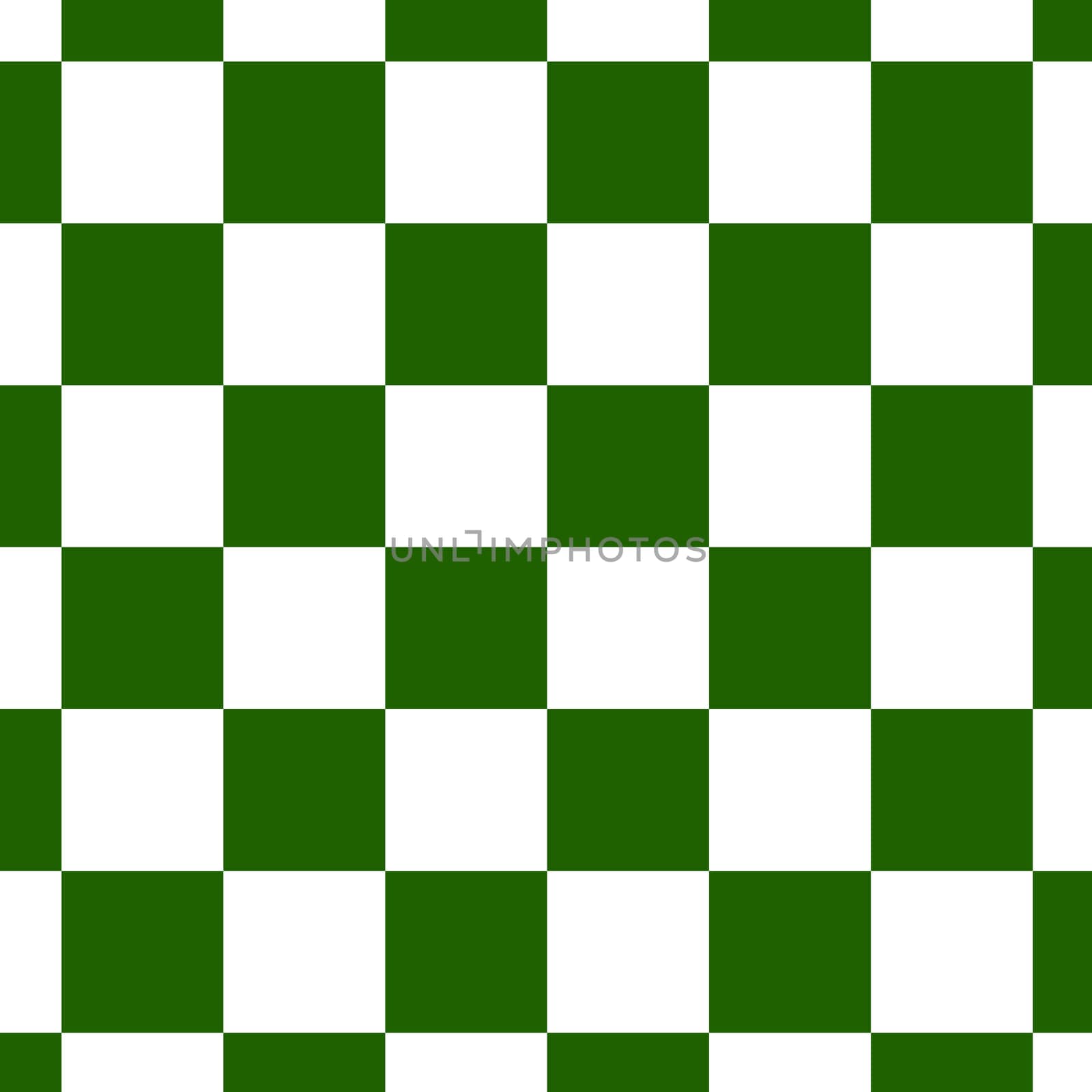 Chequered seamless pattern in green and white. Checkerboard background.