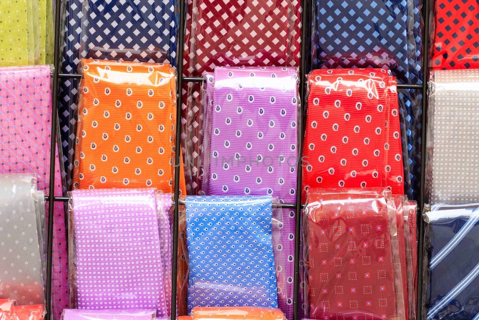 Coloured neckties background by elleon
