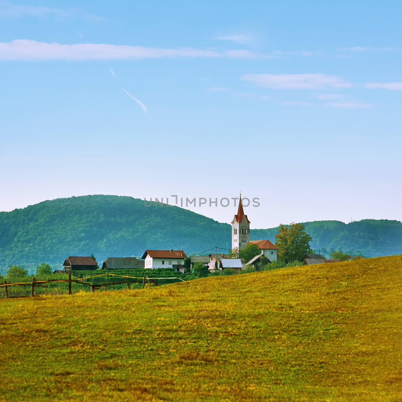 Village in Slovenia by SNR