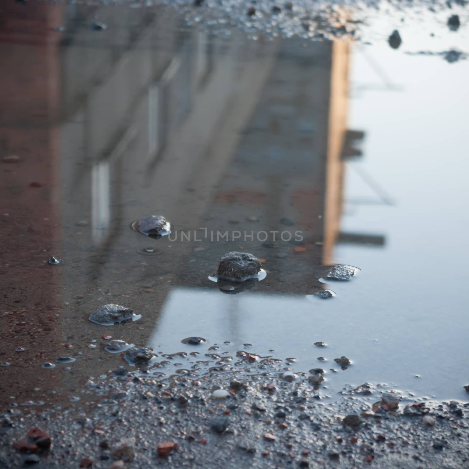 ruins of a very heavily polluted industrial factory, industrial series