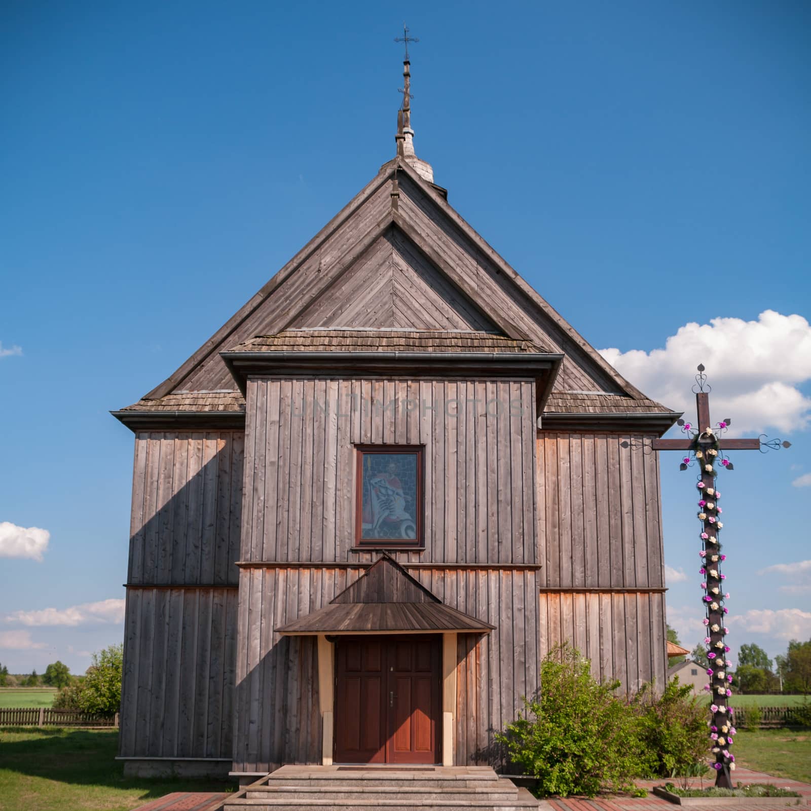 historic architecture of the building on a bright sunny day