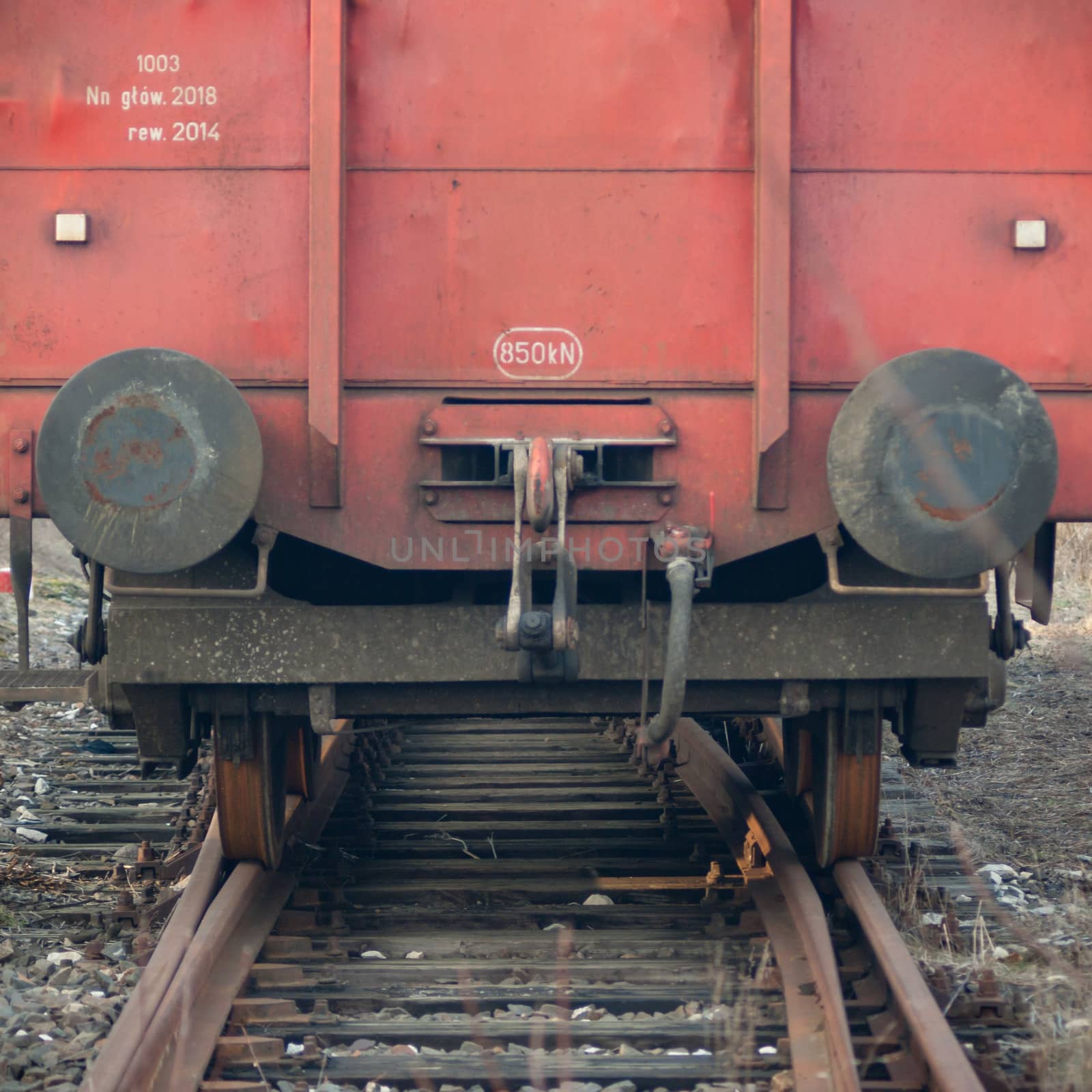 view of the railway track on a sunny day