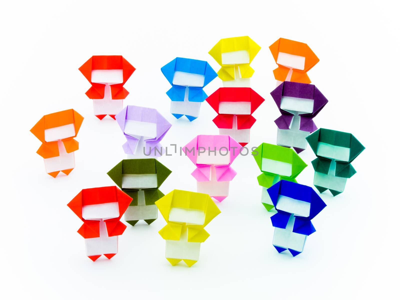 Colorful Origami Ninja by EikoTsuttiy