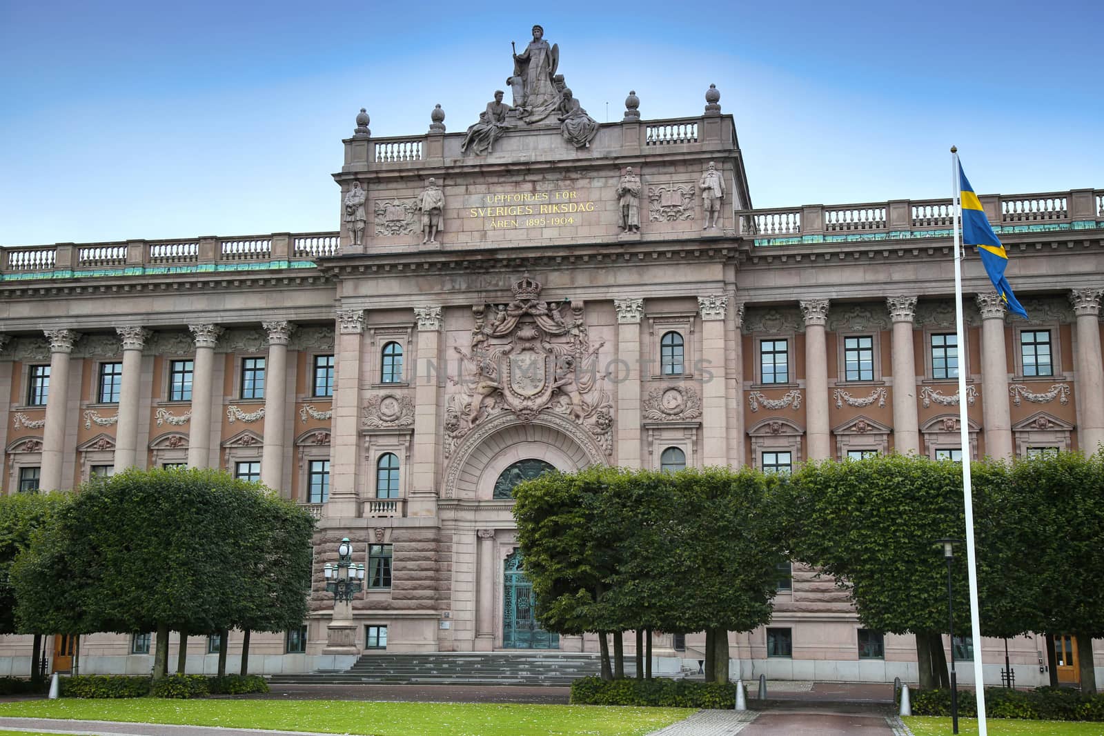 Parliament of Sweden, Sveriges riksdag in Stockholm, Sweden