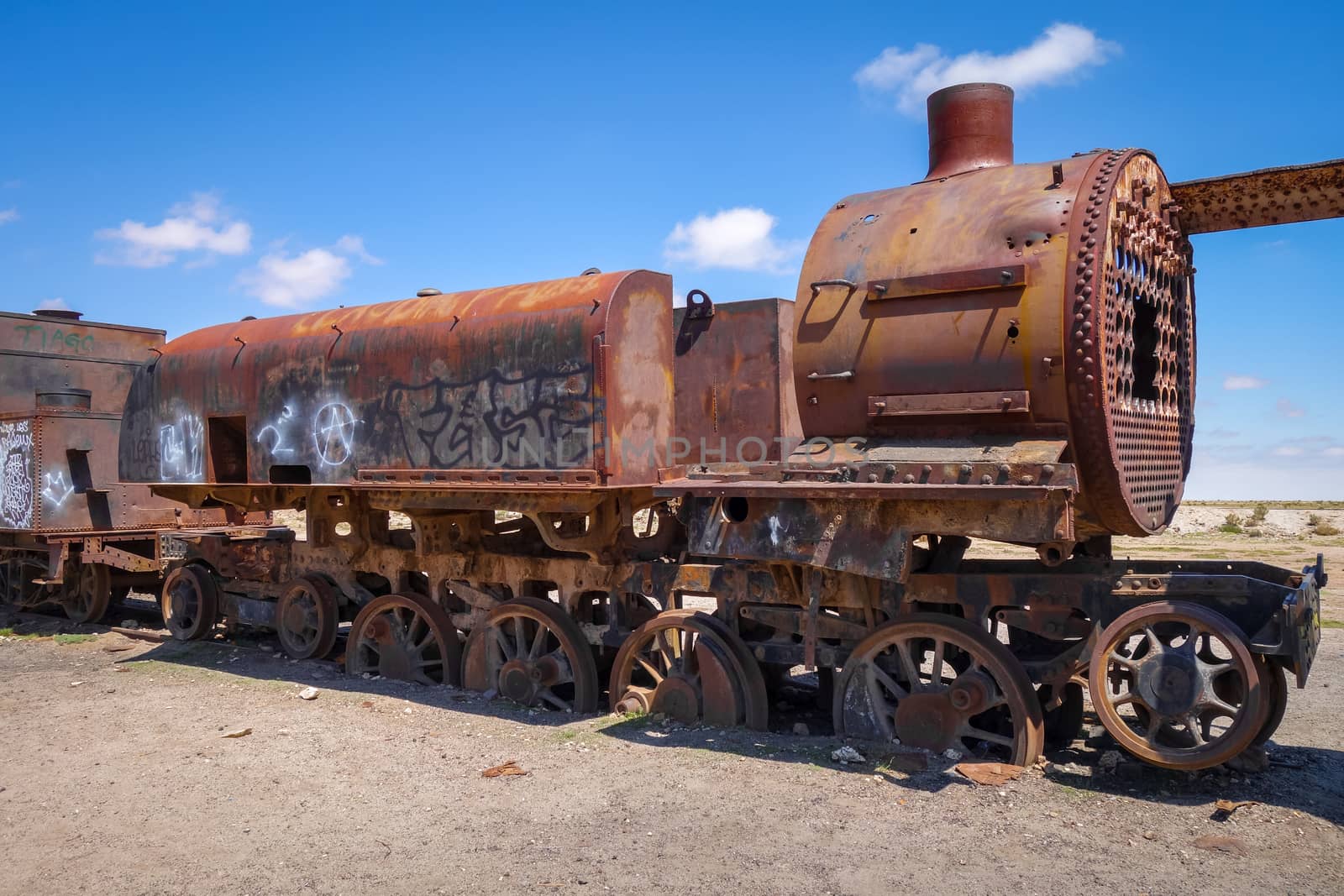 Train cemetery in Uyuni, Bolivia by daboost