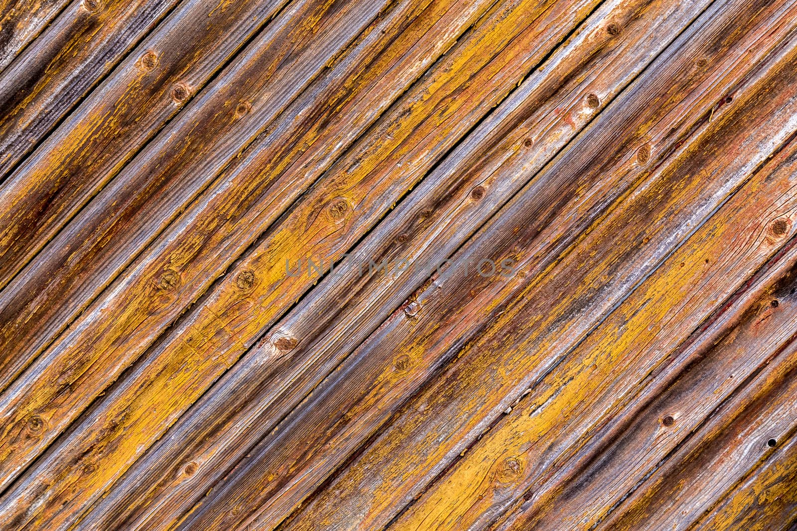 Old wooden brown wall texture as background