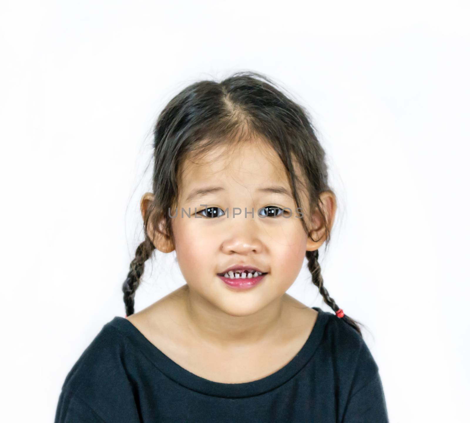 Asian little girl  by rakratchada
