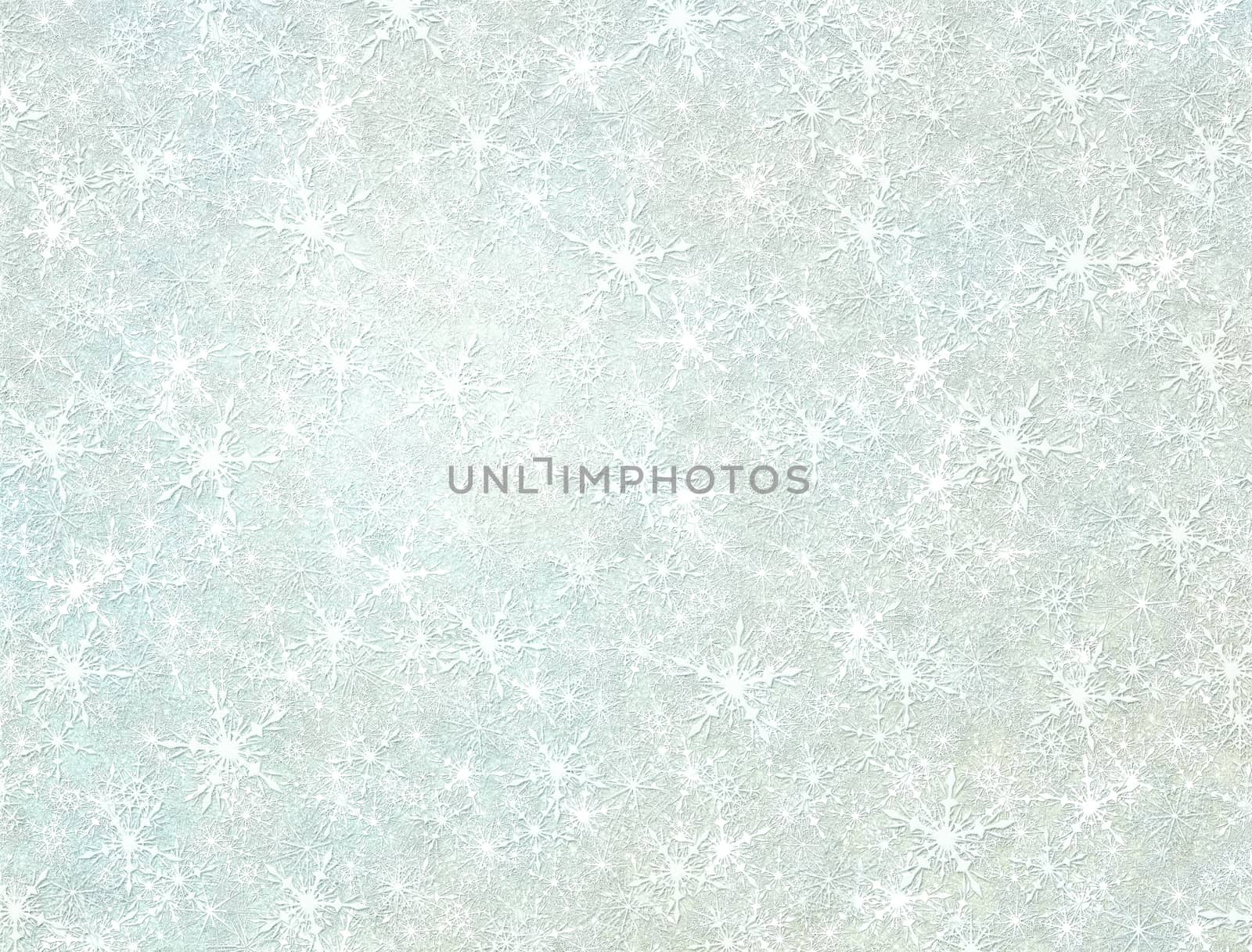 Digital illustration of hundreds of snow flakes filling the entire image with tan and light blue tinting.