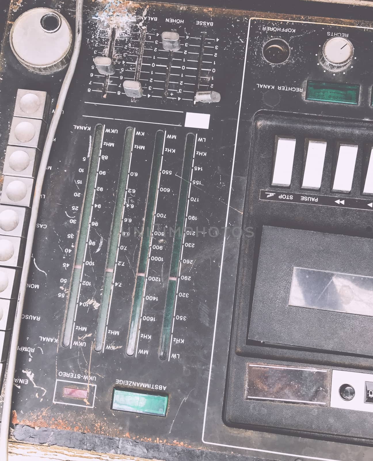 Old unnecessary faulty musical equipment mixer controller DJ control by Softulka