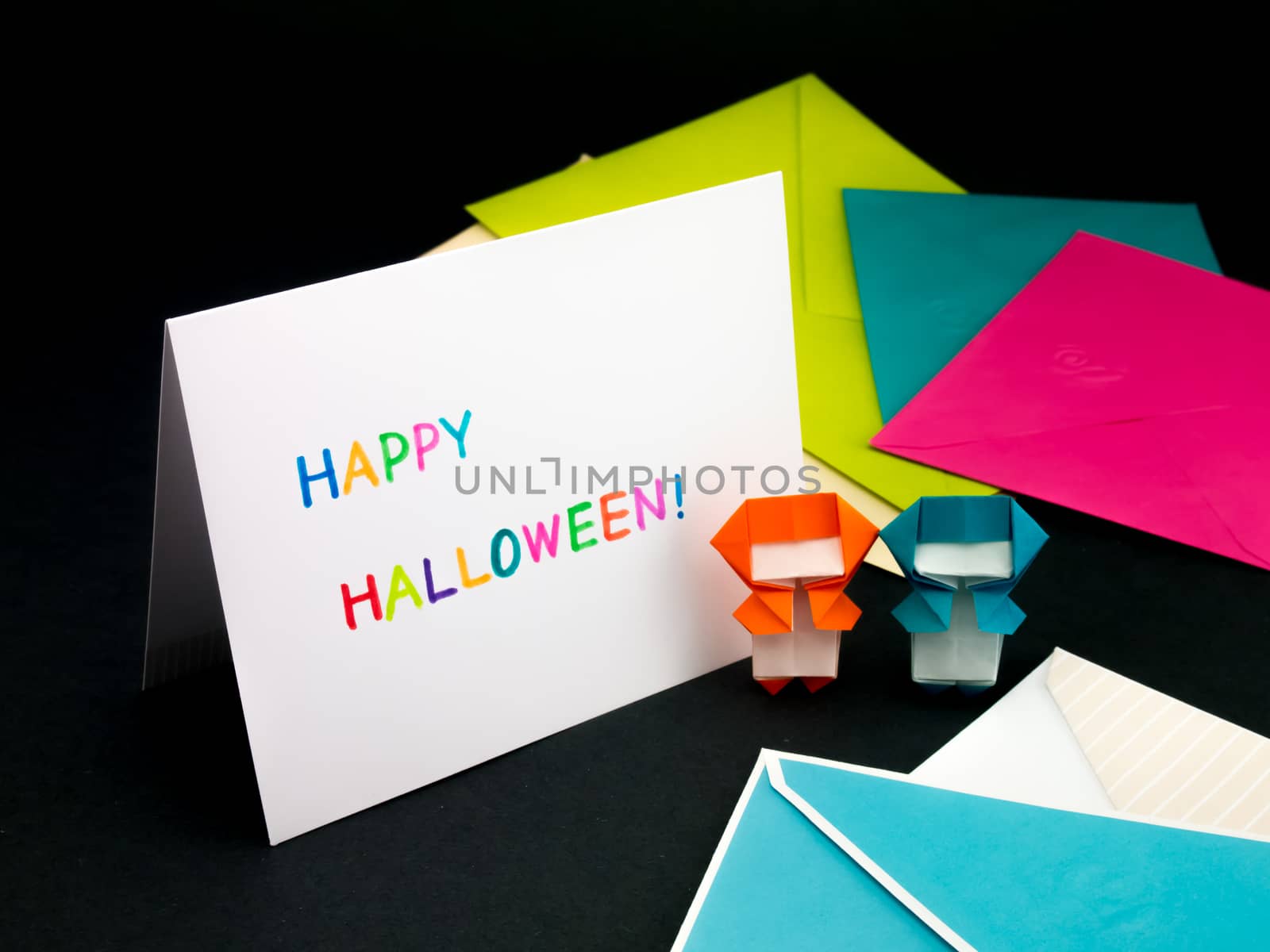 Message Card for Your Family and Friends; Halloween