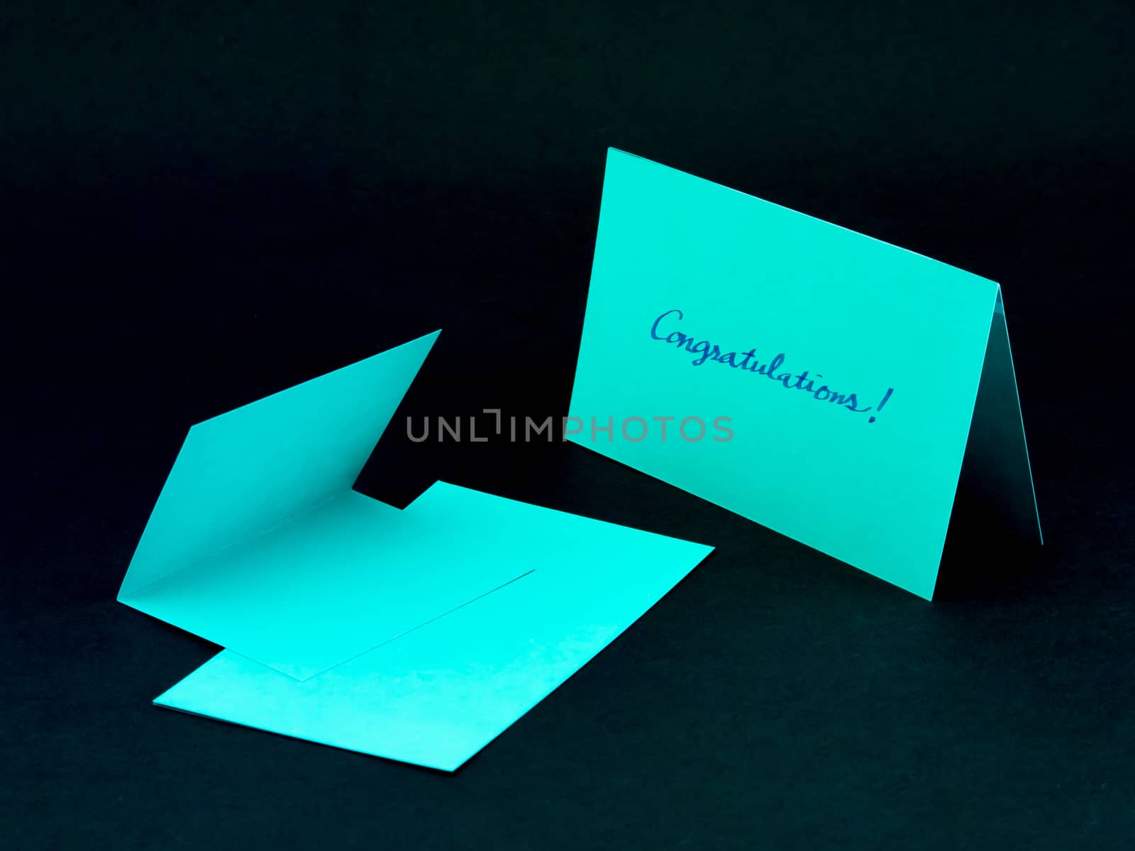 Message Card for Your Family and Friends; Congratulations!